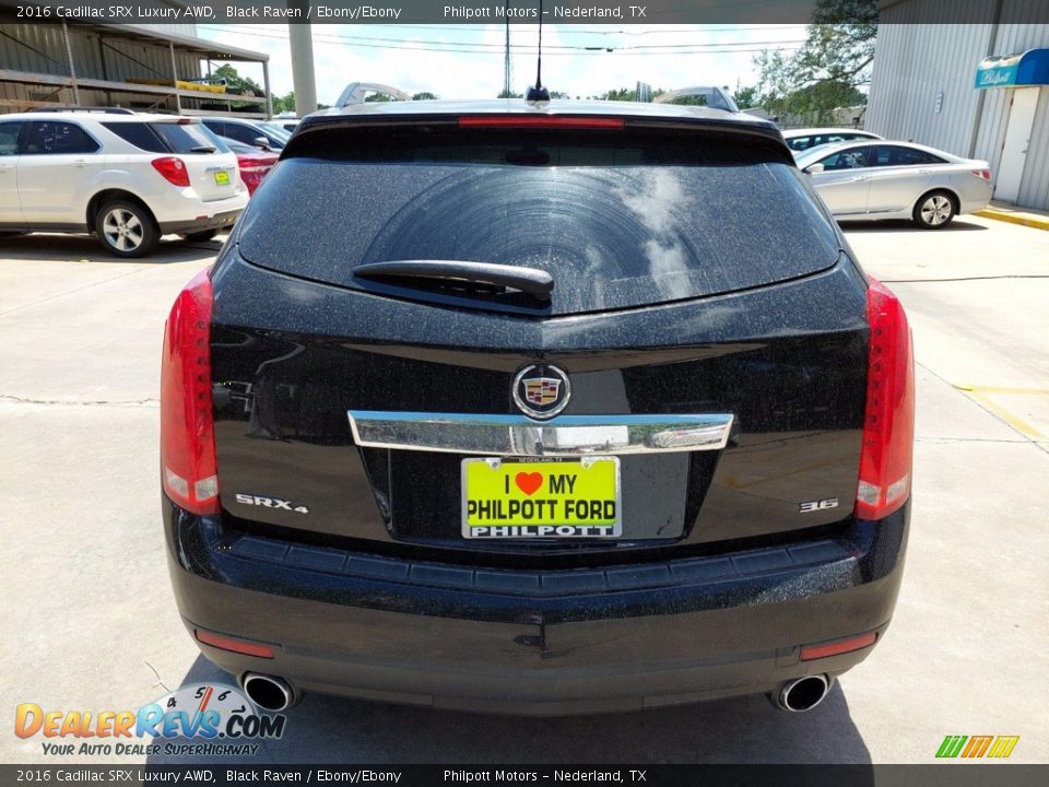 2016 Cadillac SRX Luxury AWD Black Raven / Ebony/Ebony Photo #8