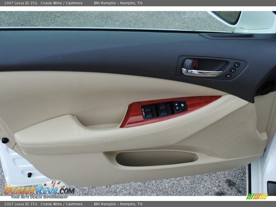 2007 Lexus ES 350 Crystal White / Cashmere Photo #9