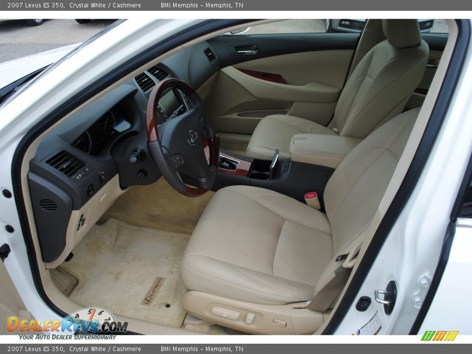 2007 Lexus ES 350 Crystal White / Cashmere Photo #10