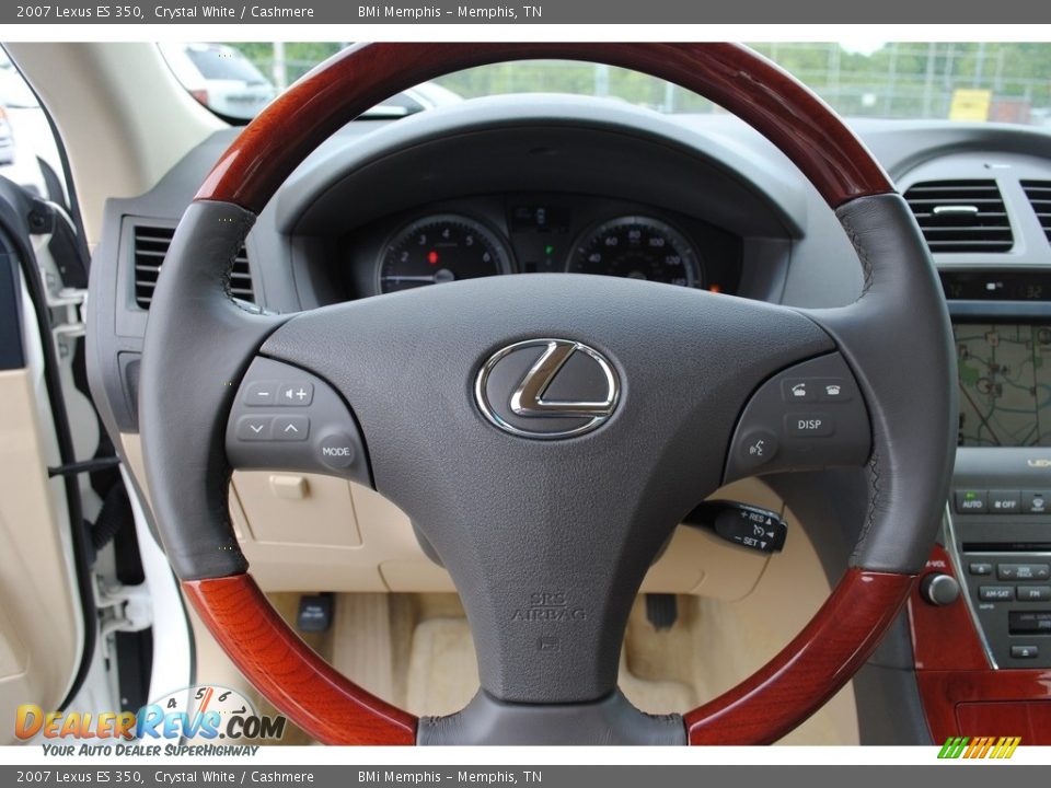 2007 Lexus ES 350 Crystal White / Cashmere Photo #11