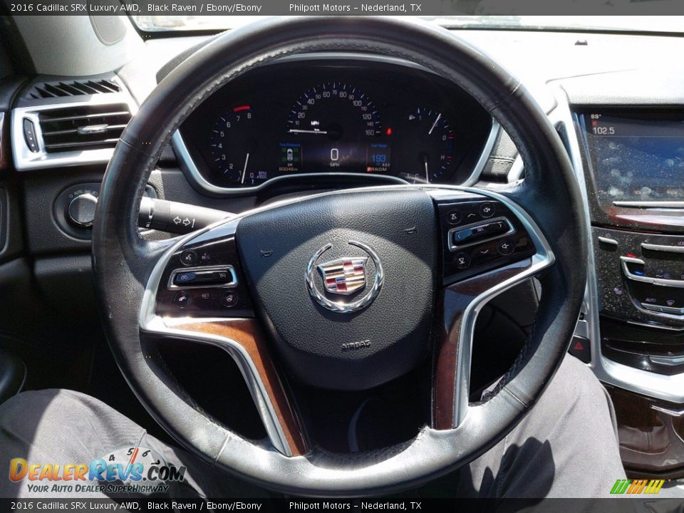 2016 Cadillac SRX Luxury AWD Black Raven / Ebony/Ebony Photo #15