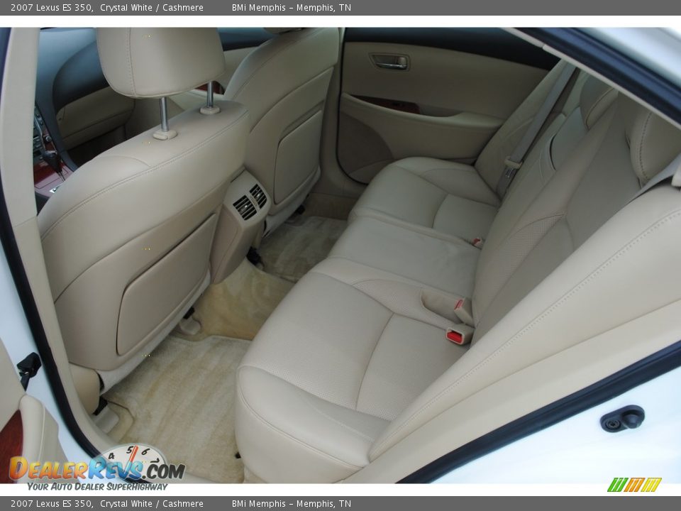 2007 Lexus ES 350 Crystal White / Cashmere Photo #23