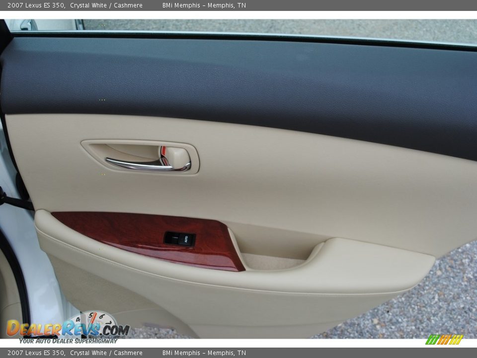 2007 Lexus ES 350 Crystal White / Cashmere Photo #25