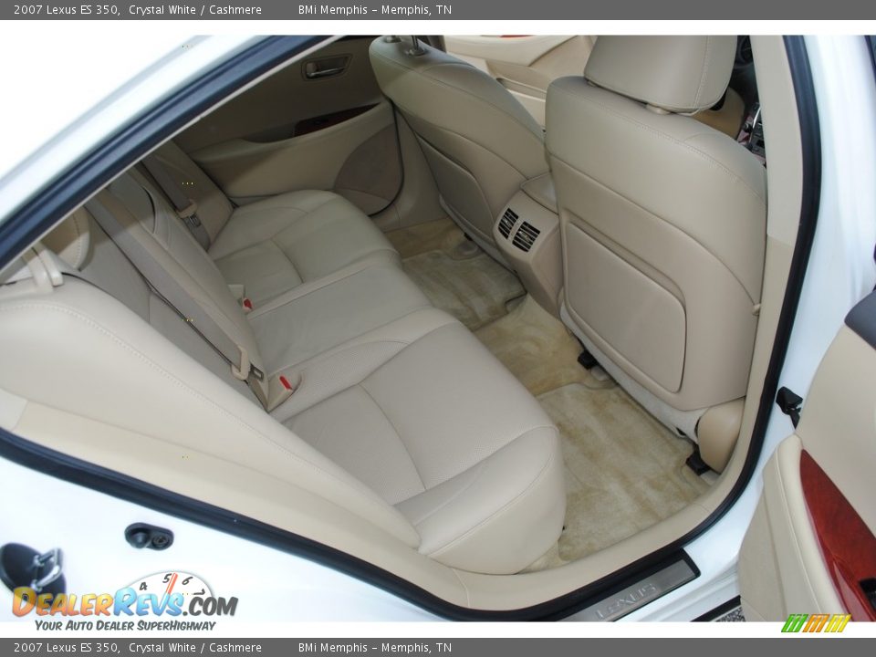 2007 Lexus ES 350 Crystal White / Cashmere Photo #26