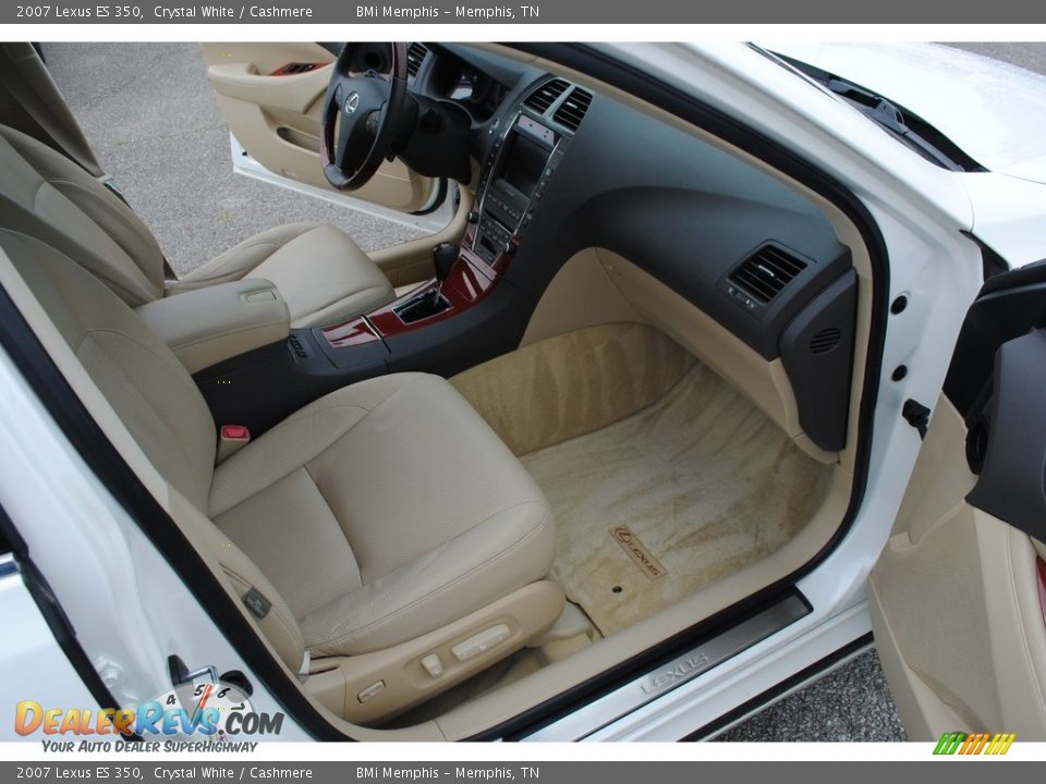 2007 Lexus ES 350 Crystal White / Cashmere Photo #28