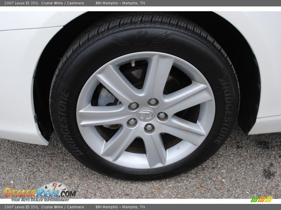 2007 Lexus ES 350 Crystal White / Cashmere Photo #31