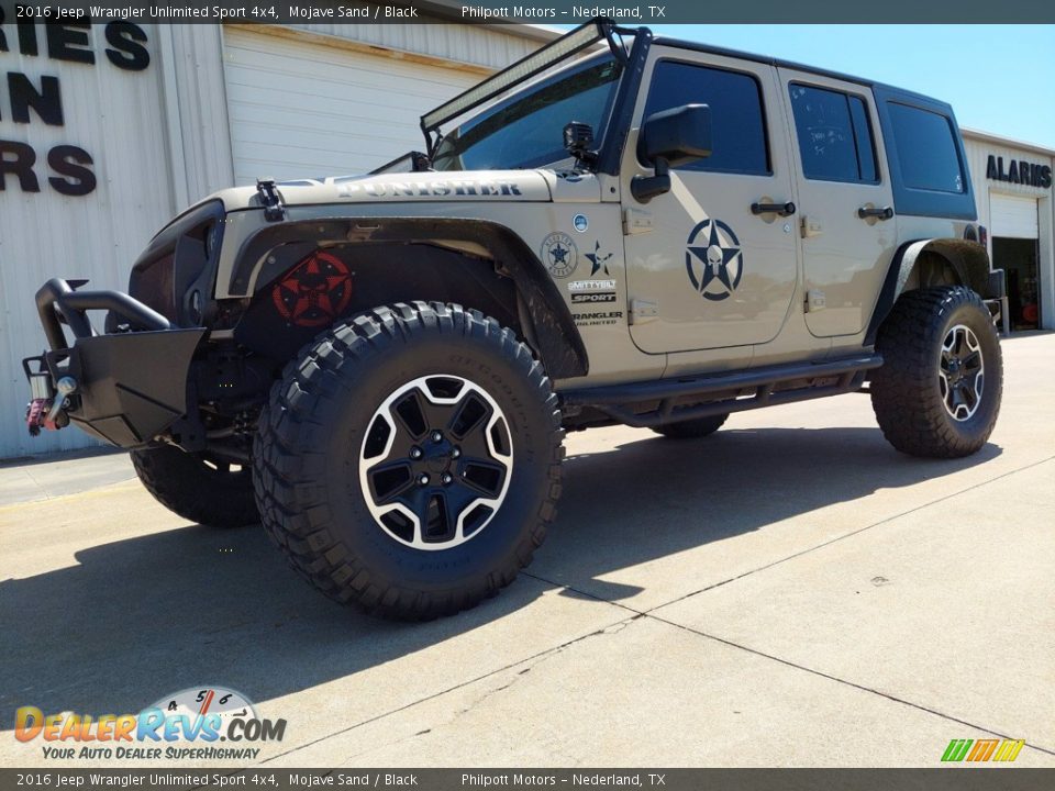 2016 Jeep Wrangler Unlimited Sport 4x4 Mojave Sand / Black Photo #2