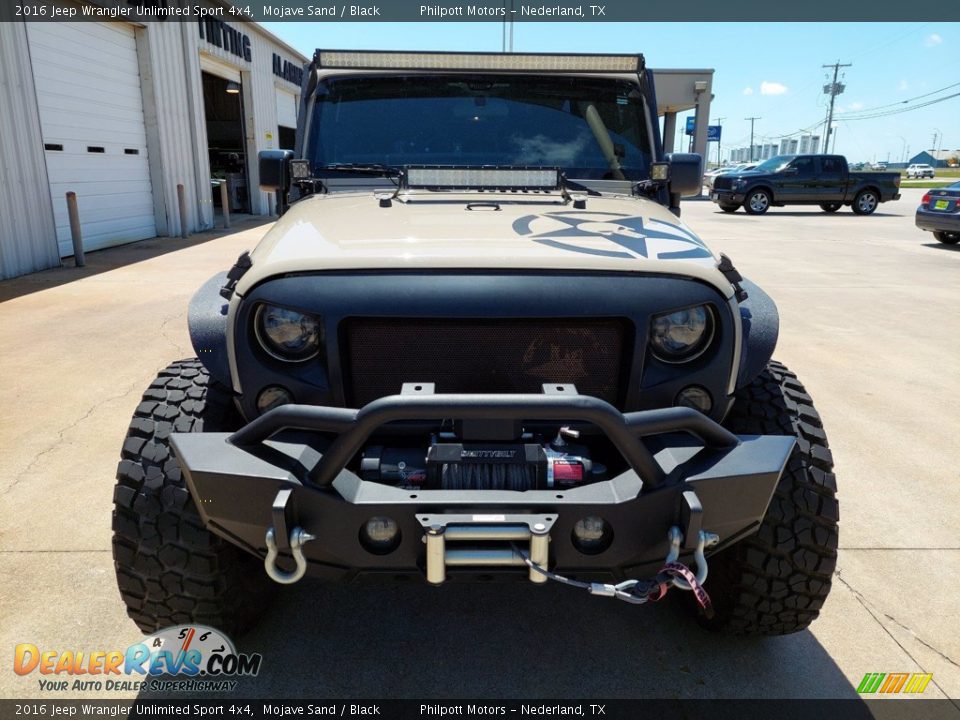 2016 Jeep Wrangler Unlimited Sport 4x4 Mojave Sand / Black Photo #9