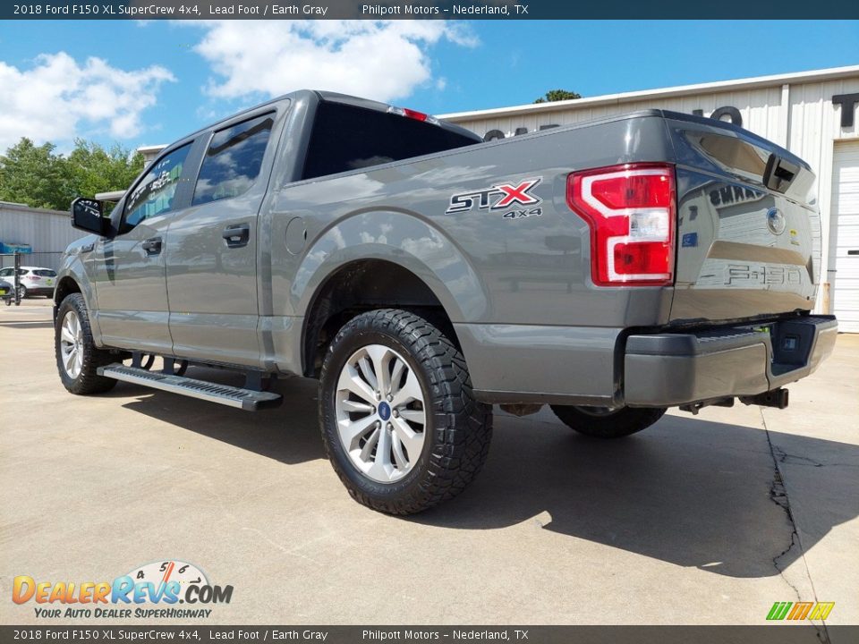 2018 Ford F150 XL SuperCrew 4x4 Lead Foot / Earth Gray Photo #8