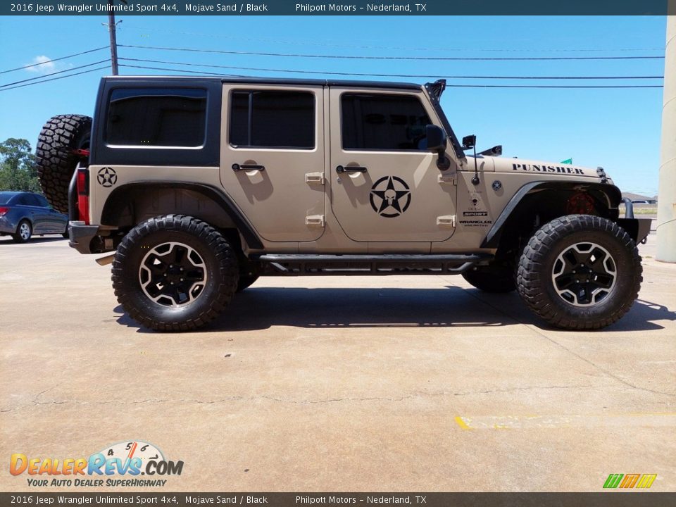 2016 Jeep Wrangler Unlimited Sport 4x4 Mojave Sand / Black Photo #12