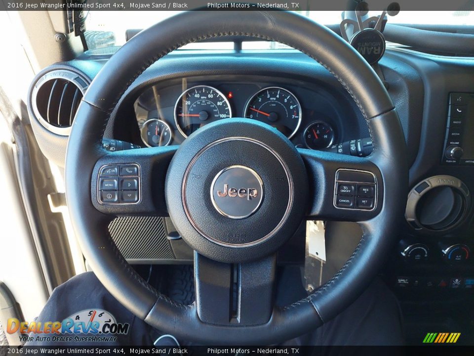 2016 Jeep Wrangler Unlimited Sport 4x4 Mojave Sand / Black Photo #14