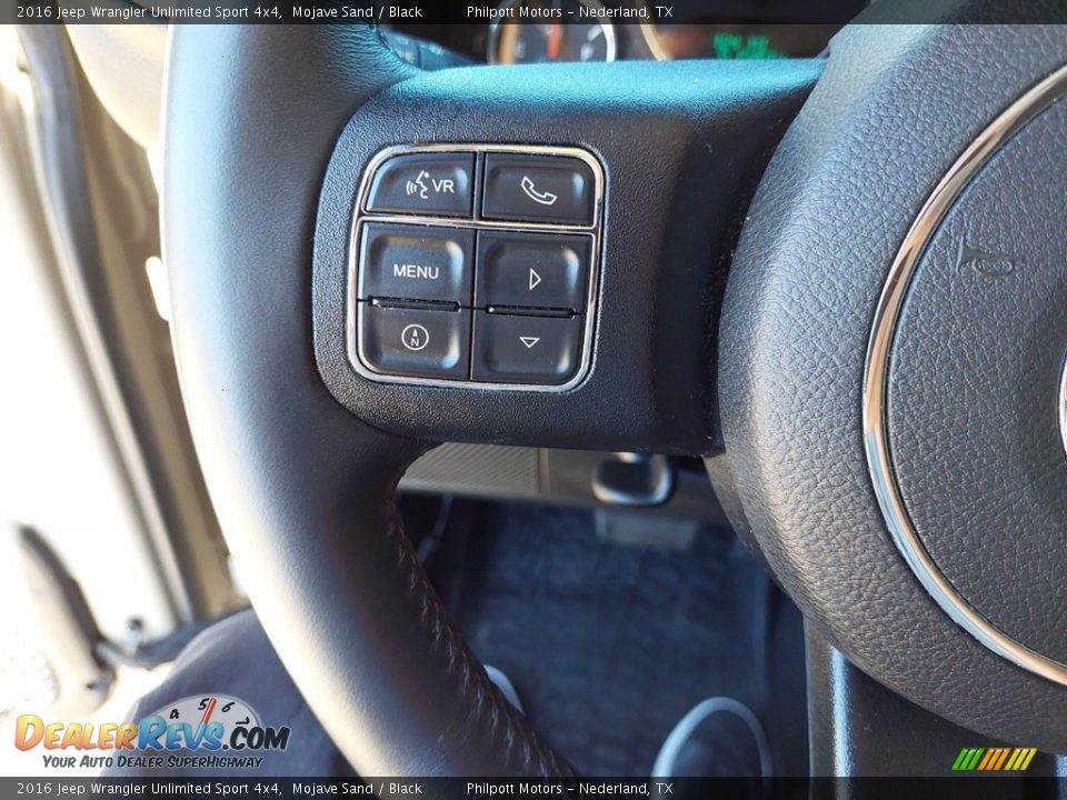 2016 Jeep Wrangler Unlimited Sport 4x4 Mojave Sand / Black Photo #15