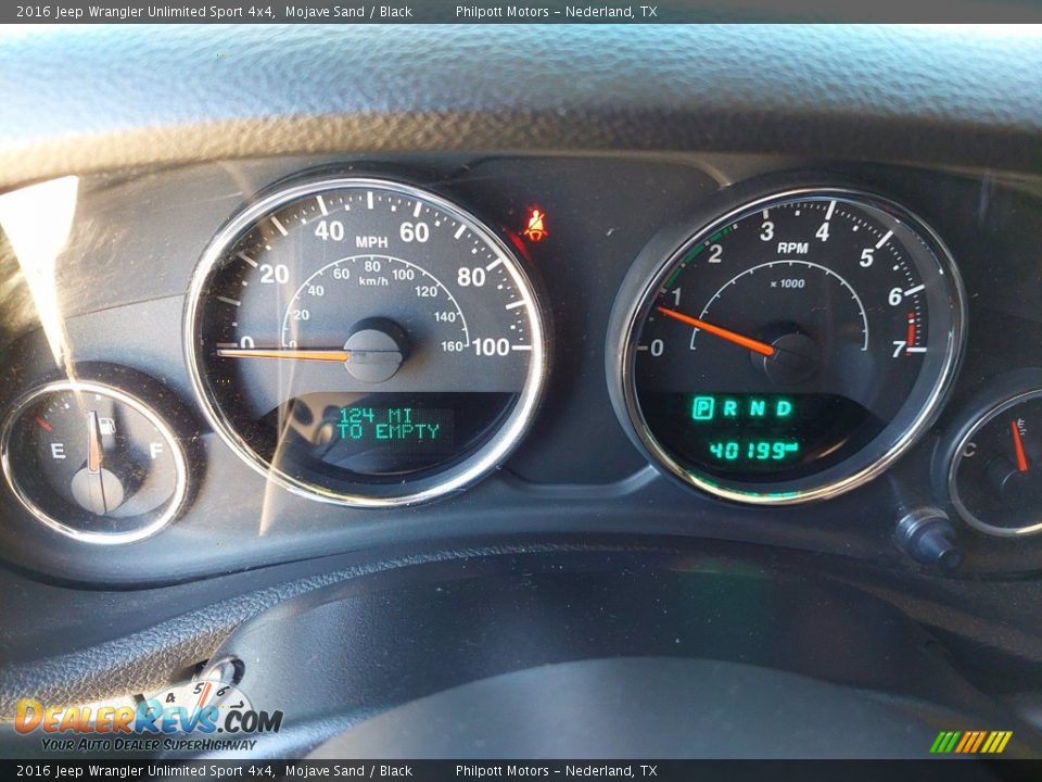 2016 Jeep Wrangler Unlimited Sport 4x4 Mojave Sand / Black Photo #20