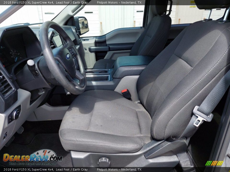 2018 Ford F150 XL SuperCrew 4x4 Lead Foot / Earth Gray Photo #23