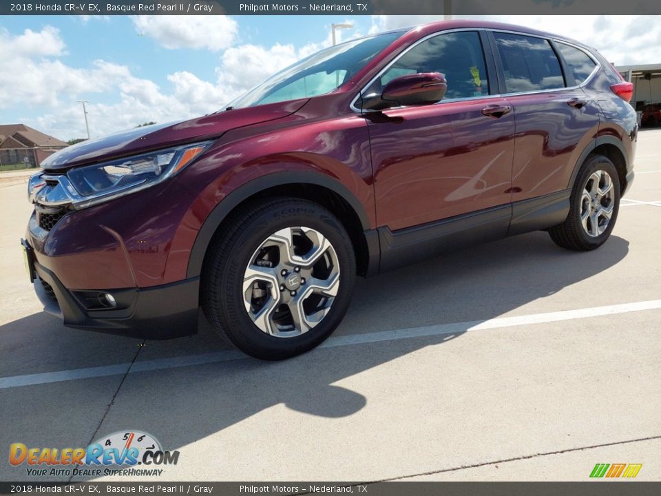 2018 Honda CR-V EX Basque Red Pearl II / Gray Photo #2