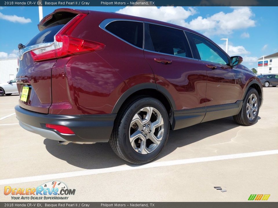 2018 Honda CR-V EX Basque Red Pearl II / Gray Photo #3