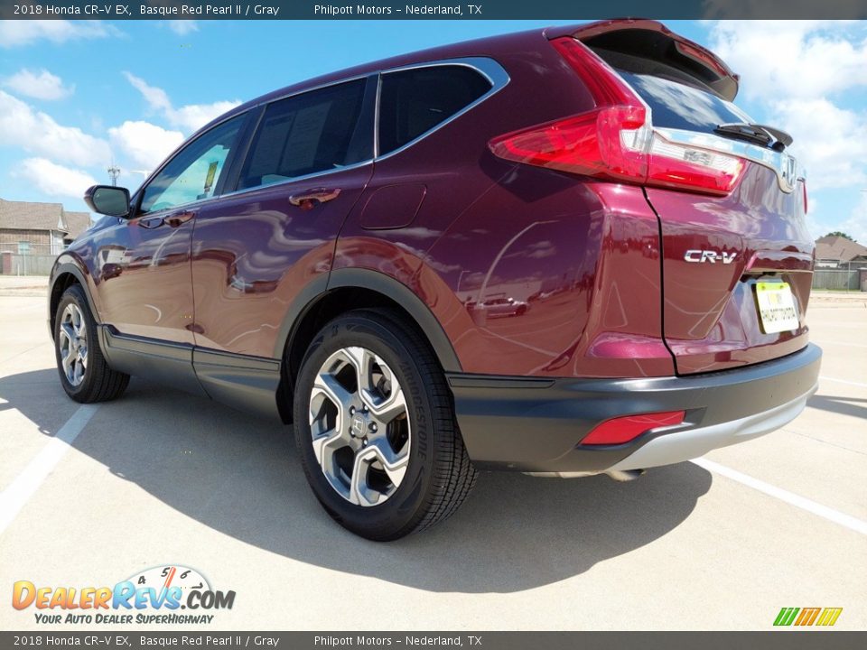 2018 Honda CR-V EX Basque Red Pearl II / Gray Photo #11