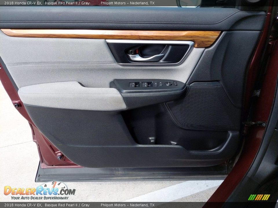 2018 Honda CR-V EX Basque Red Pearl II / Gray Photo #13