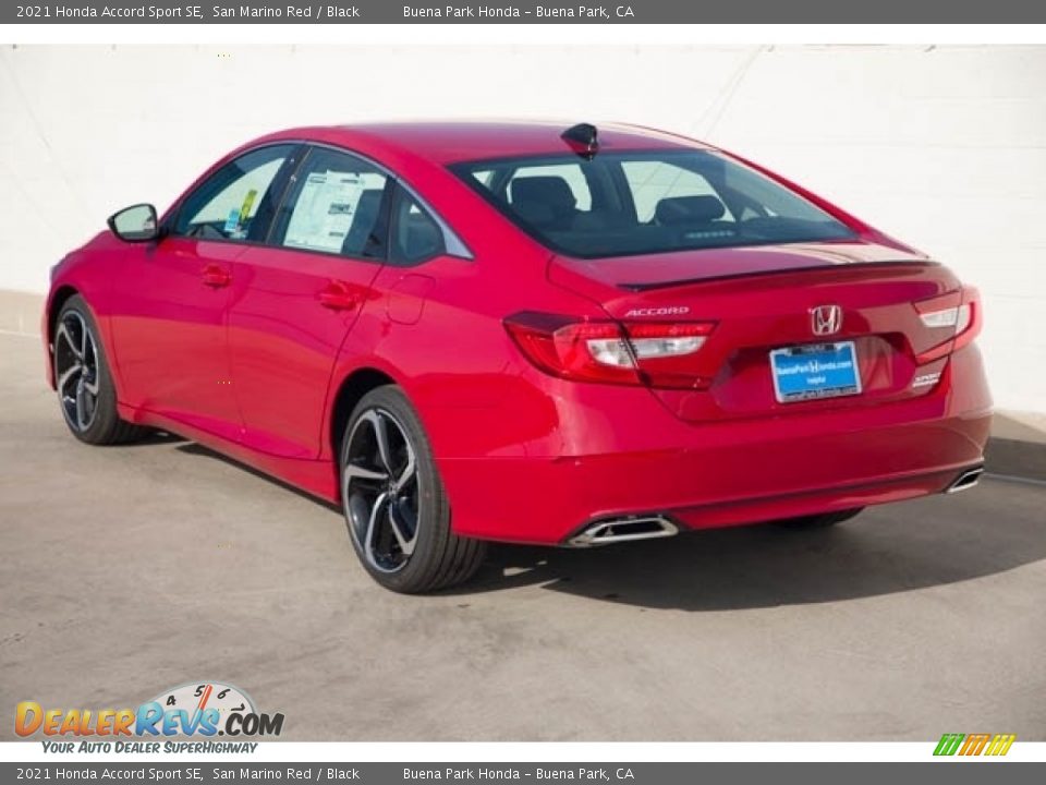 2021 Honda Accord Sport SE San Marino Red / Black Photo #2