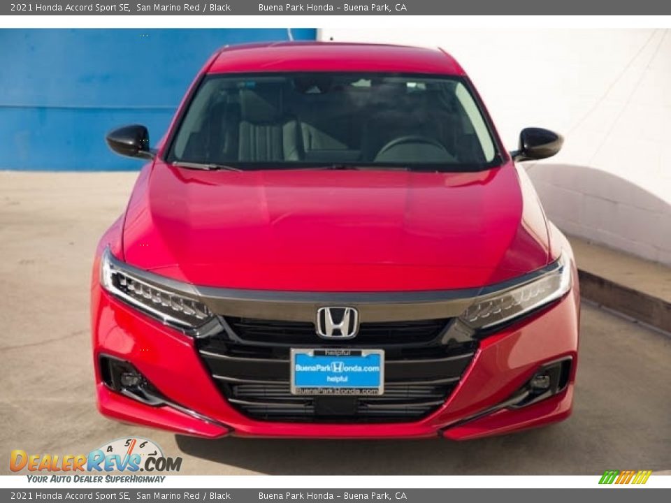 2021 Honda Accord Sport SE San Marino Red / Black Photo #3