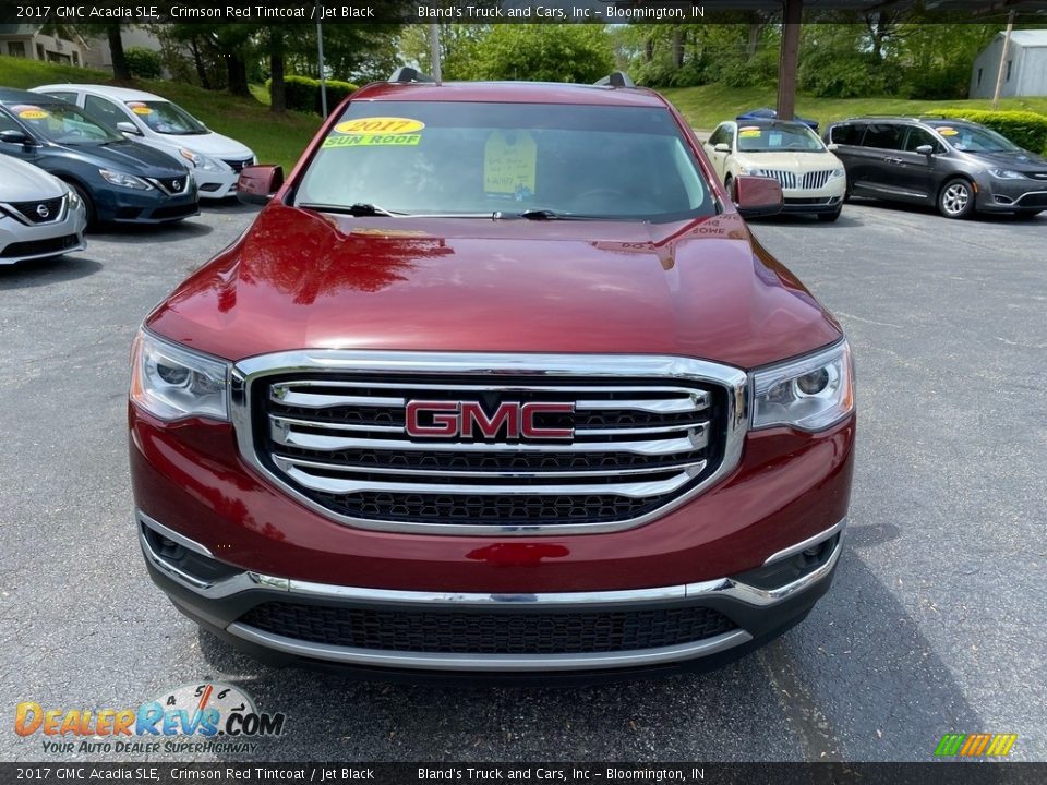 2017 GMC Acadia SLE Crimson Red Tintcoat / Jet Black Photo #3