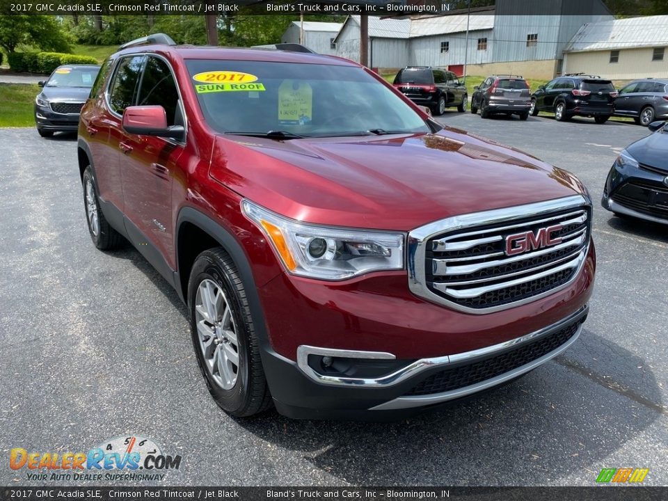 2017 GMC Acadia SLE Crimson Red Tintcoat / Jet Black Photo #4