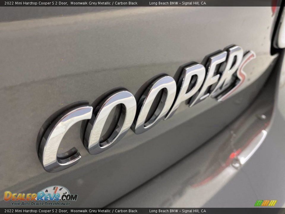 2022 Mini Hardtop Cooper S 2 Door Moonwalk Grey Metallic / Carbon Black Photo #8