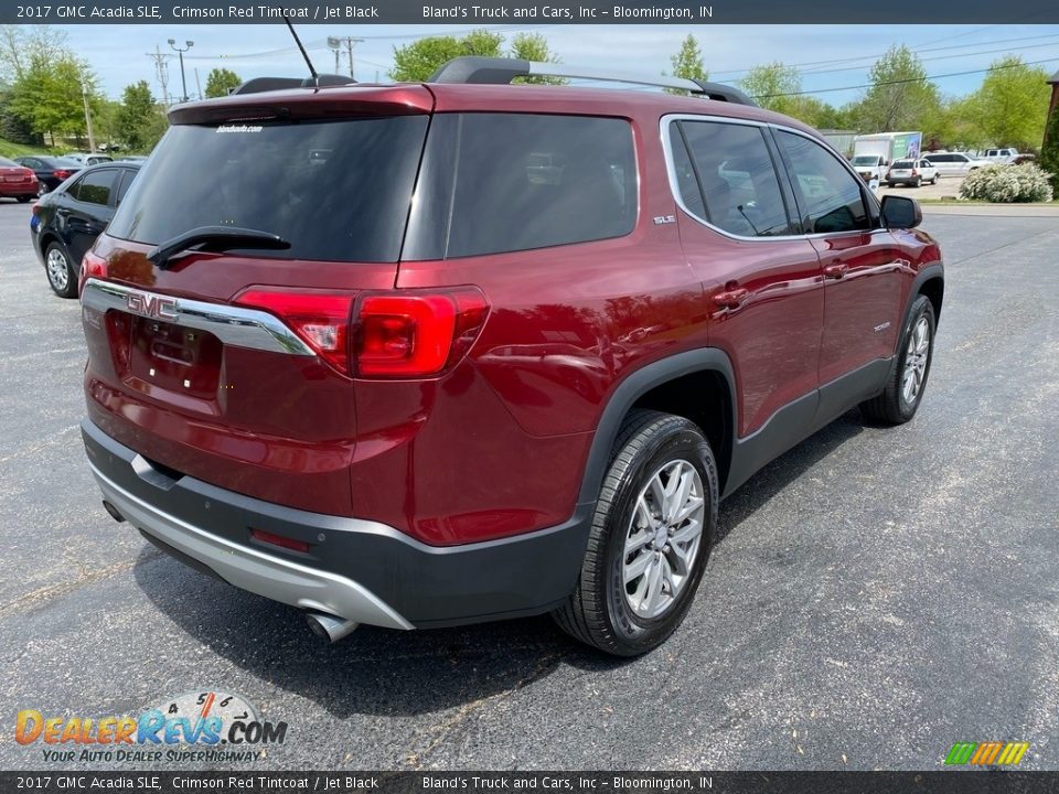 2017 GMC Acadia SLE Crimson Red Tintcoat / Jet Black Photo #6