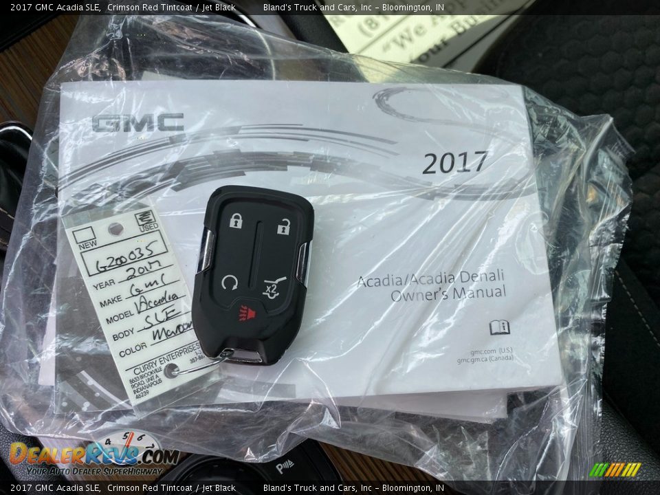 2017 GMC Acadia SLE Crimson Red Tintcoat / Jet Black Photo #35