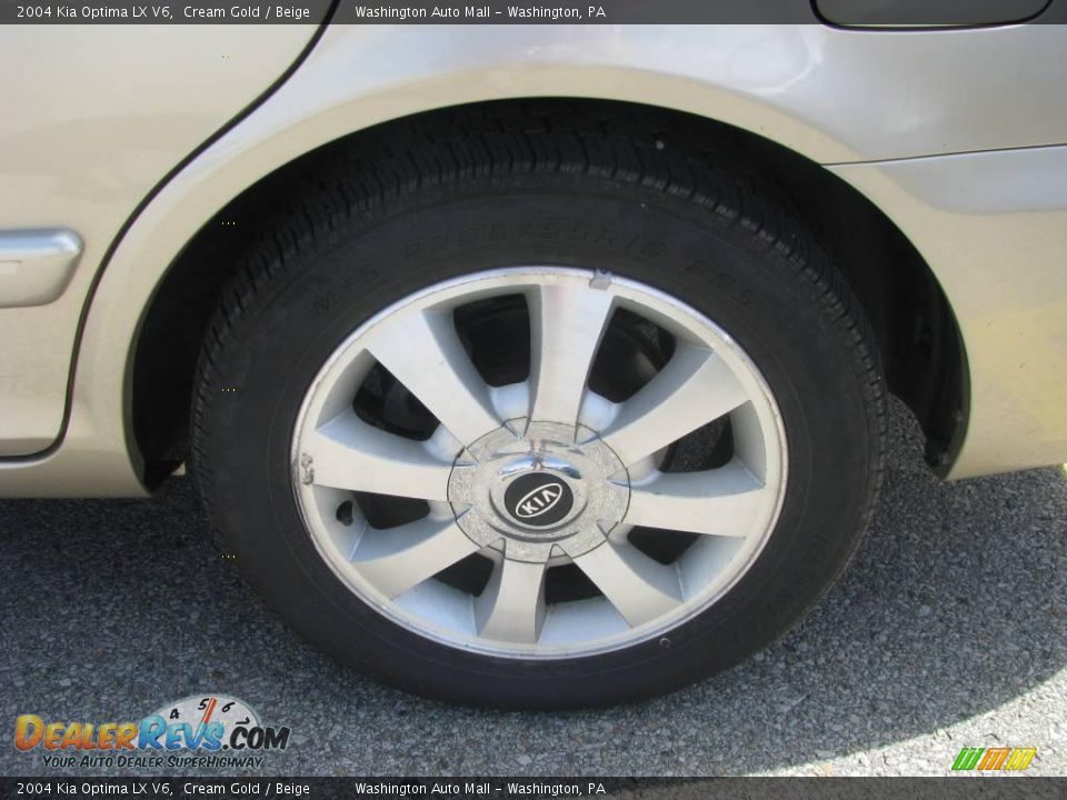 2004 Kia Optima LX V6 Cream Gold / Beige Photo #3