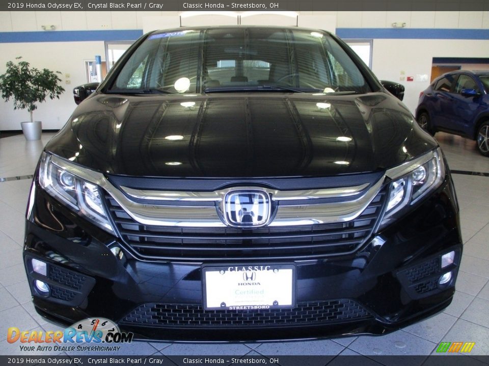 2019 Honda Odyssey EX Crystal Black Pearl / Gray Photo #2