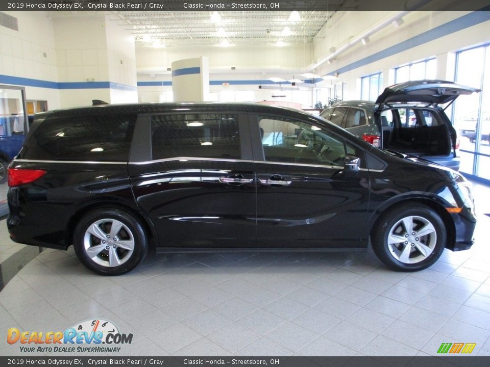 2019 Honda Odyssey EX Crystal Black Pearl / Gray Photo #4