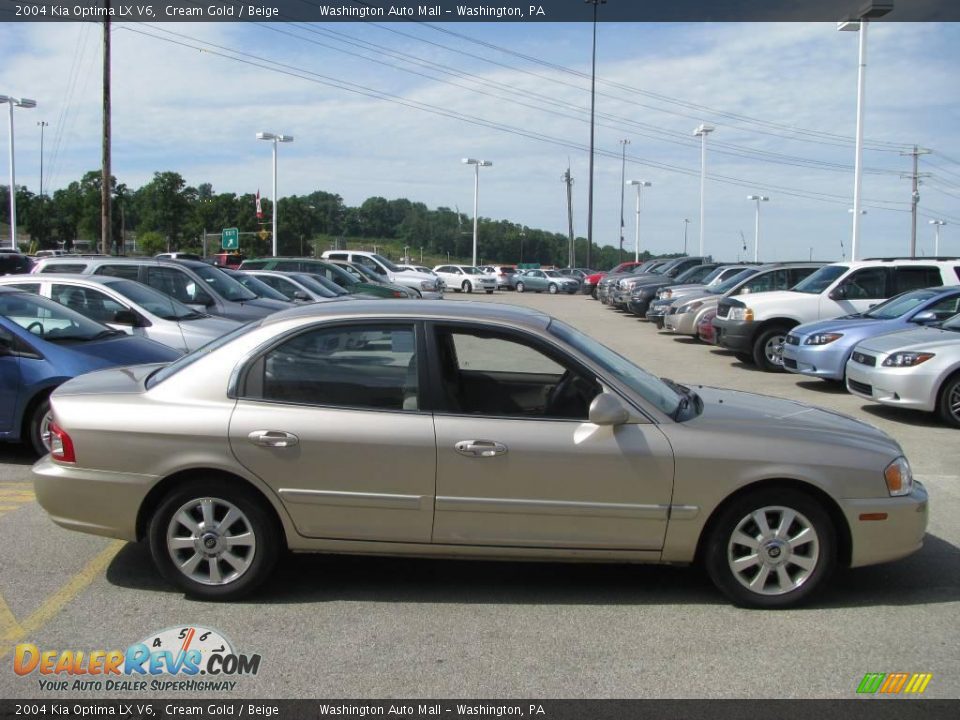 2004 Kia Optima LX V6 Cream Gold / Beige Photo #7