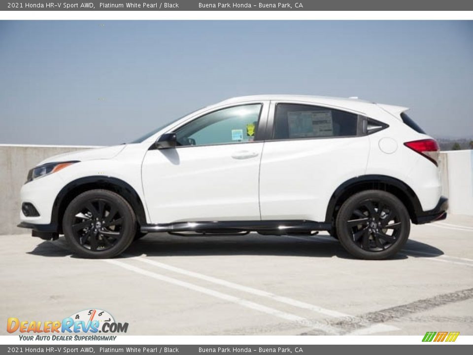 2021 Honda HR-V Sport AWD Platinum White Pearl / Black Photo #4