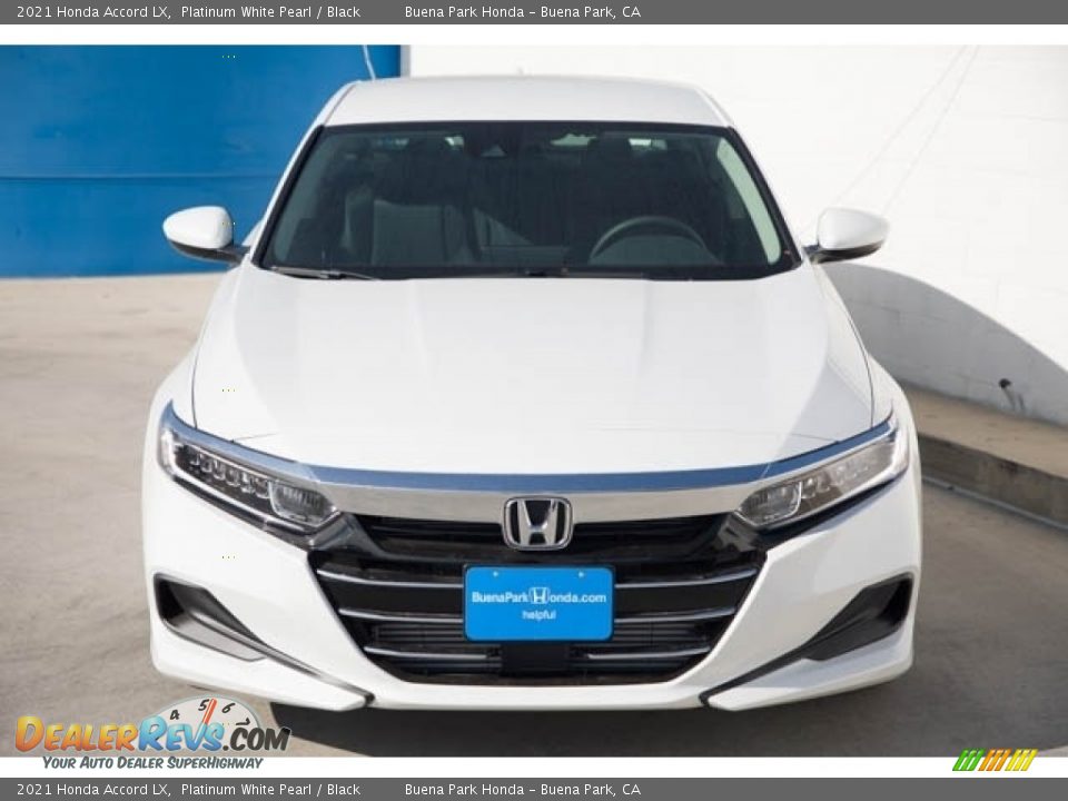 2021 Honda Accord LX Platinum White Pearl / Black Photo #3