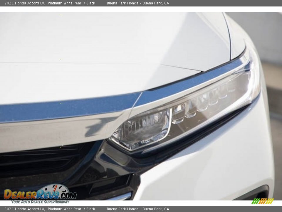2021 Honda Accord LX Platinum White Pearl / Black Photo #5