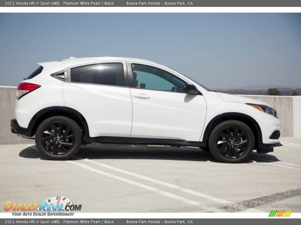 2021 Honda HR-V Sport AWD Platinum White Pearl / Black Photo #8