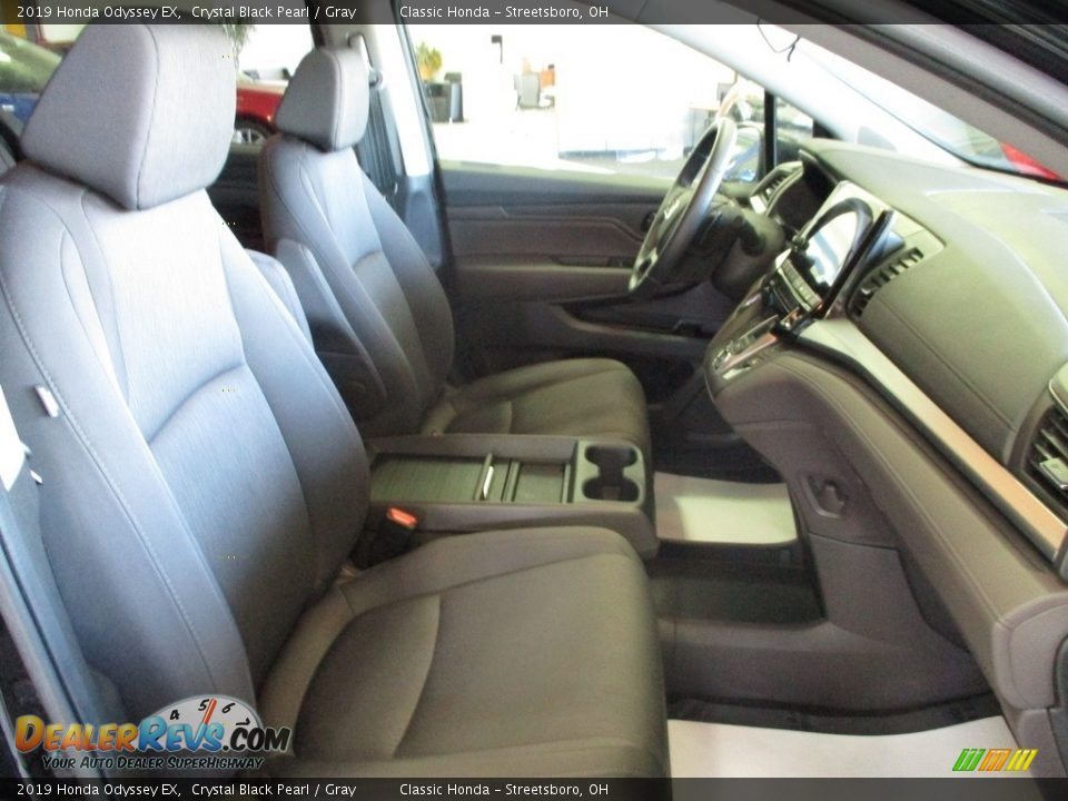 2019 Honda Odyssey EX Crystal Black Pearl / Gray Photo #17