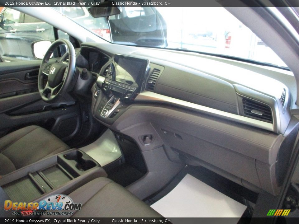 2019 Honda Odyssey EX Crystal Black Pearl / Gray Photo #18