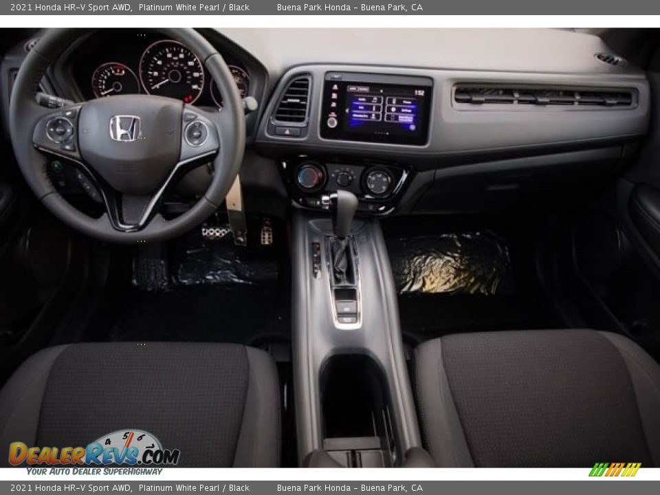 2021 Honda HR-V Sport AWD Platinum White Pearl / Black Photo #17