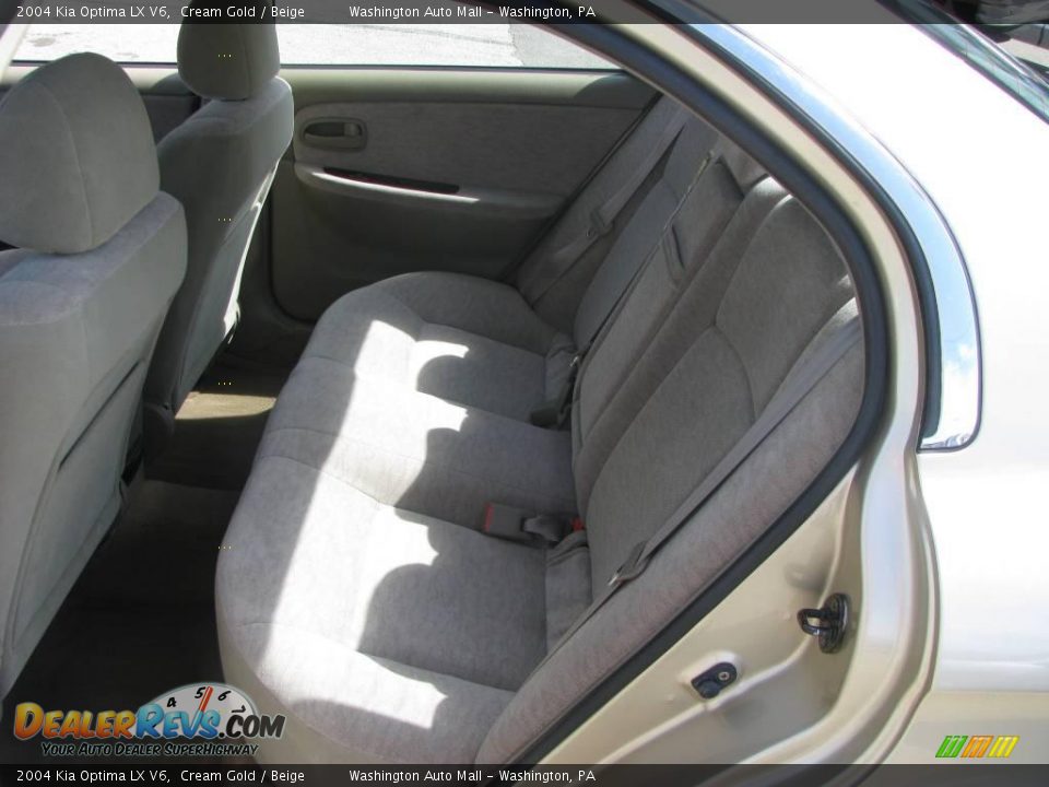 2004 Kia Optima LX V6 Cream Gold / Beige Photo #10