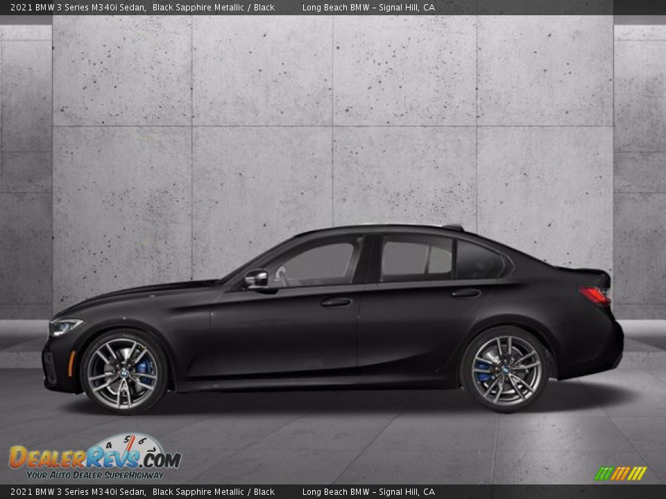 2021 BMW 3 Series M340i Sedan Black Sapphire Metallic / Black Photo #3