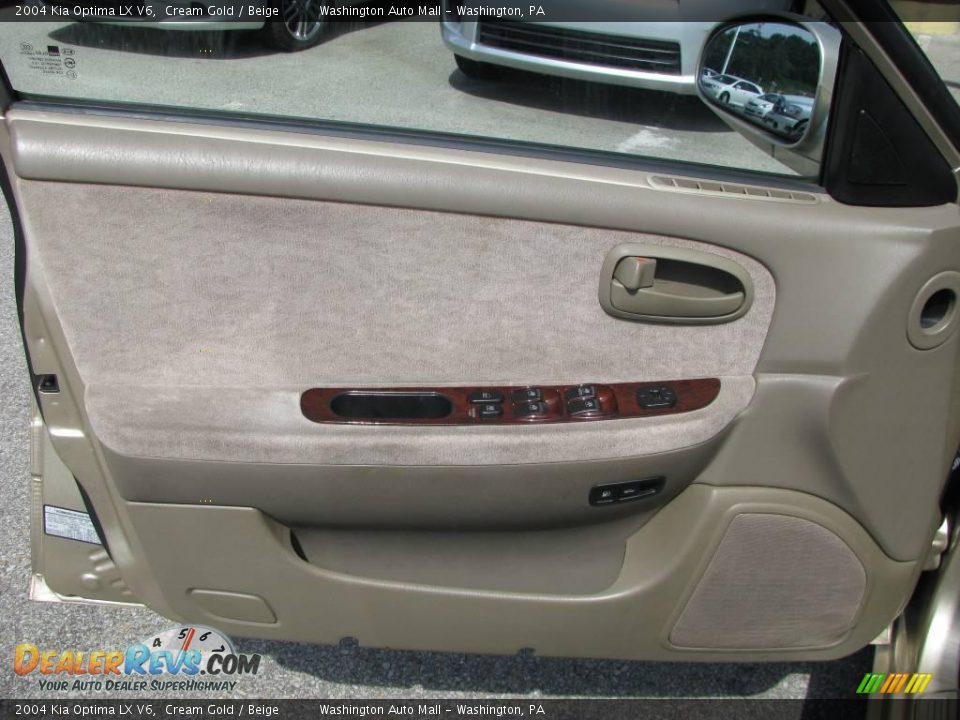 2004 Kia Optima LX V6 Cream Gold / Beige Photo #12