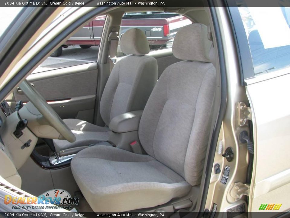 2004 Kia Optima LX V6 Cream Gold / Beige Photo #13