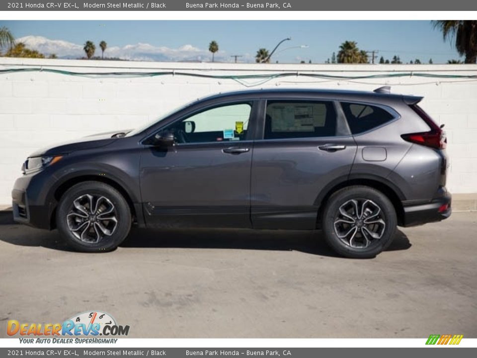 2021 Honda CR-V EX-L Modern Steel Metallic / Black Photo #4