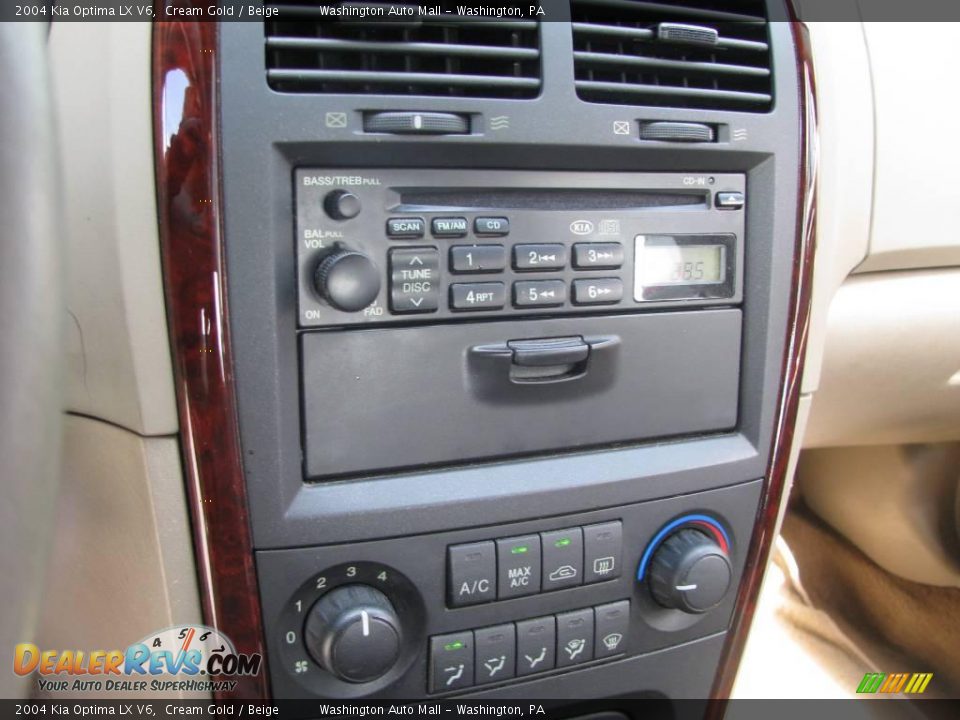 2004 Kia Optima LX V6 Cream Gold / Beige Photo #15