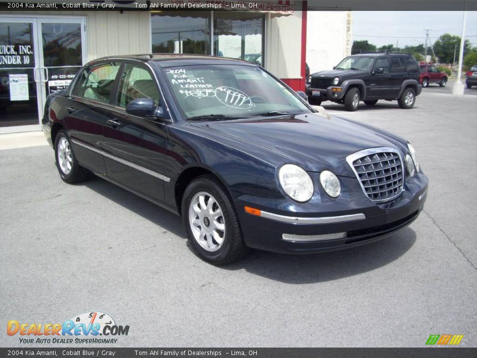 2004 Kia Amanti Cobalt Blue / Gray Photo #7