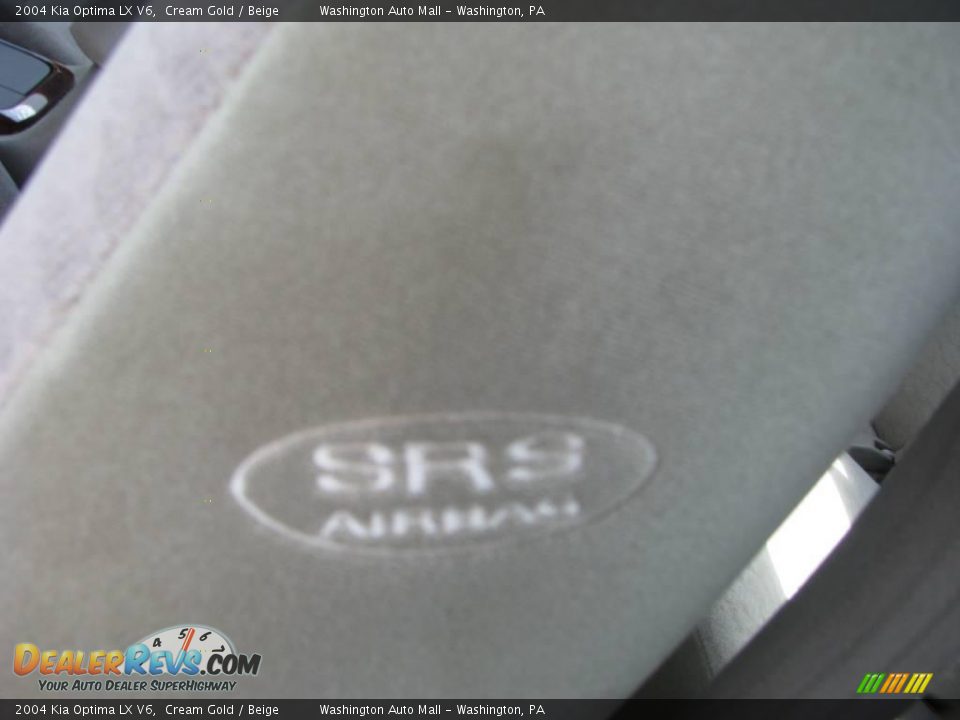 2004 Kia Optima LX V6 Cream Gold / Beige Photo #17