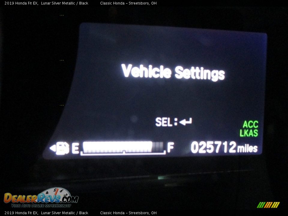 2019 Honda Fit EX Lunar Silver Metallic / Black Photo #31