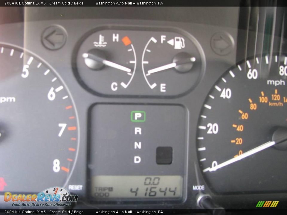 2004 Kia Optima LX V6 Cream Gold / Beige Photo #20